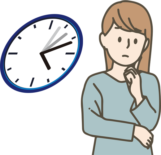 診療時間と患者様アイコン